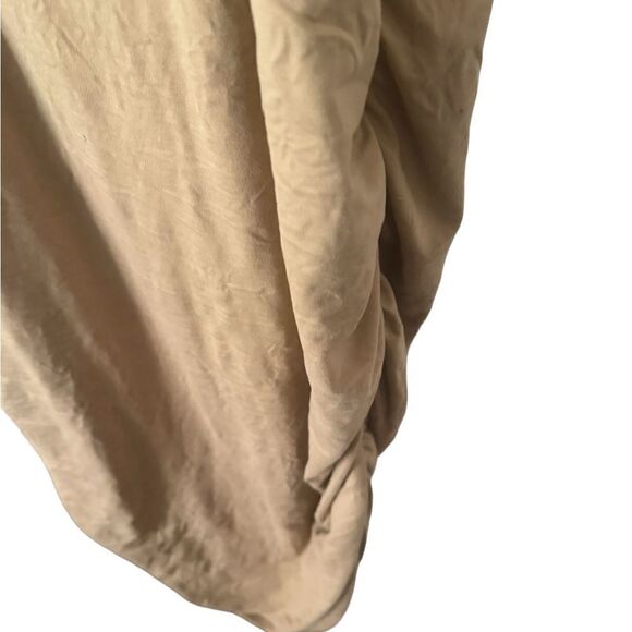 Love J Tan Brown Sleeveless Bodycon Ruched Dress Size 2XL - Picture 12 of 12